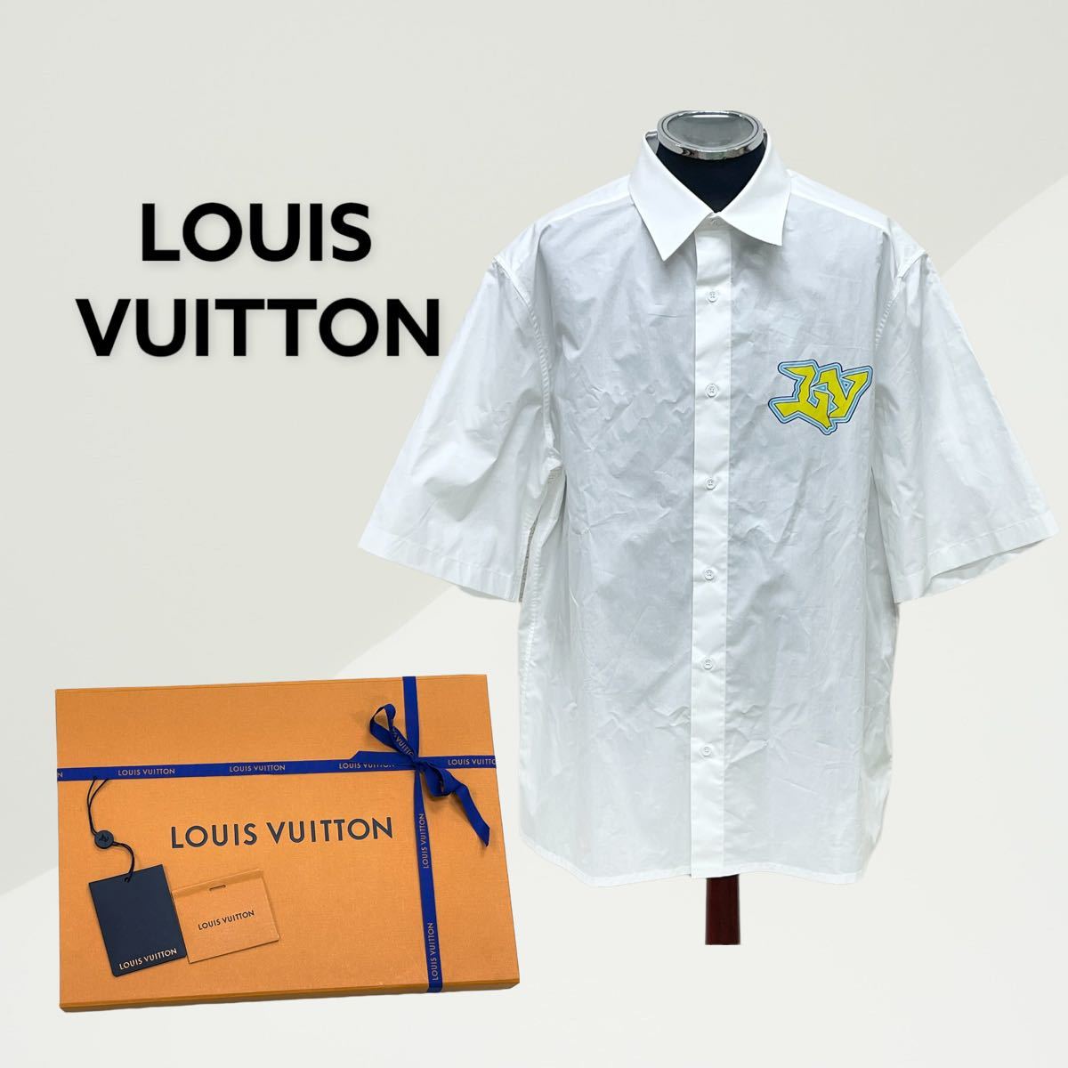 卸売 定価114,400円 HNS48WMZ3 1AA5FQ LVSEプリンテッドロゴシャツ