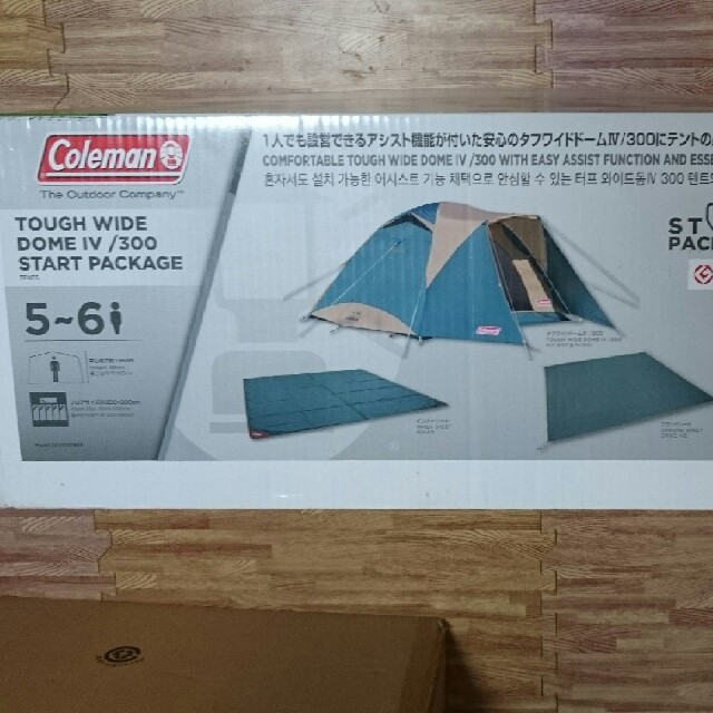 コールマン テント タフワイドドーム IV 300 スタートパッケージ 5~6