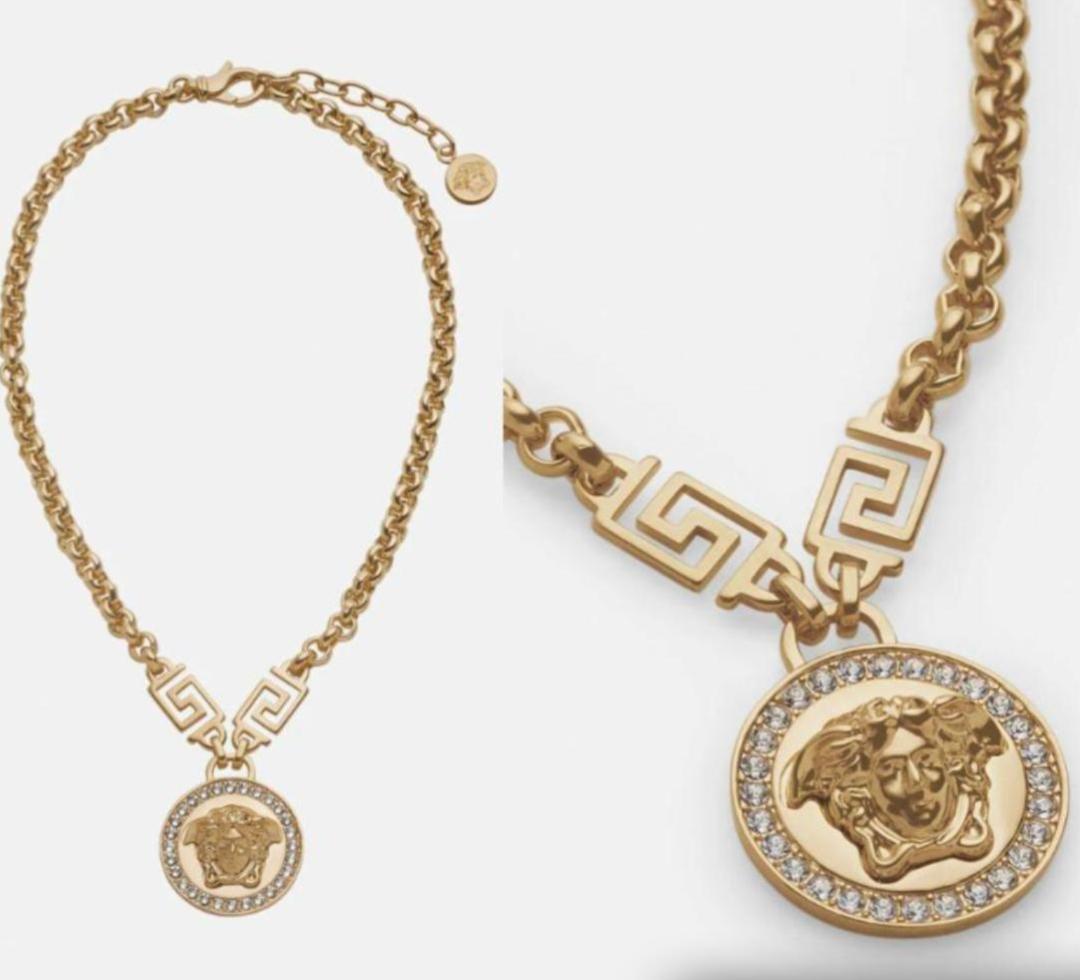 メール便無料】 正規】定価83,600円 VERSACE ネックレス メデューサ