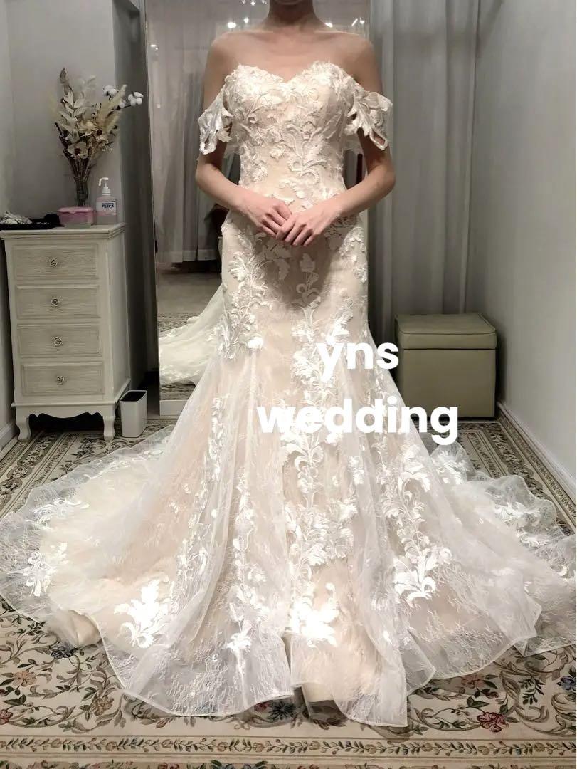 yns wedding マーメイドドレス ウエディングドレス 【クリーニング済