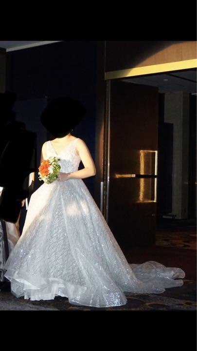 ラザロ6220風 グリッタードレス ウエディングドレス 半額商品 50.0%OFF