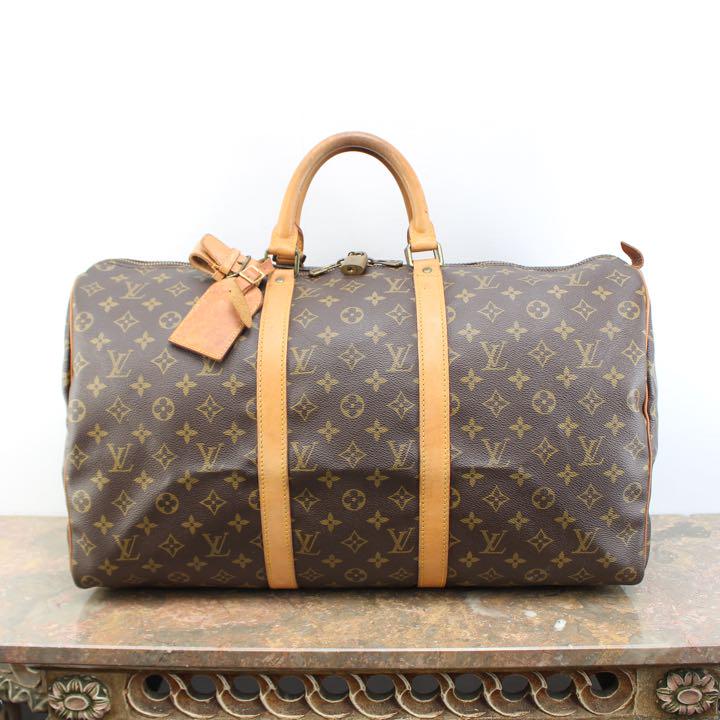 LOUIS VUITTON ルイヴィトンキーポル50モノグラム柄ボストンバッグ www