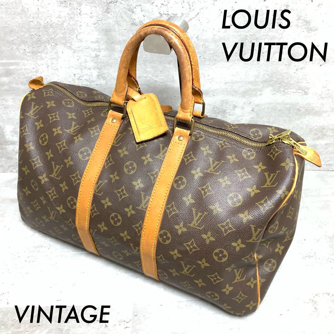 流行に オールドルイヴィトン 80sヴィンテージボストンバッグ キーポル