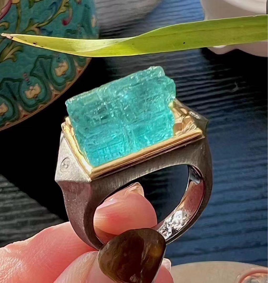 おまけ付】 ⭐︎【高級】トルマリン 14.7g k18 リング リング - www