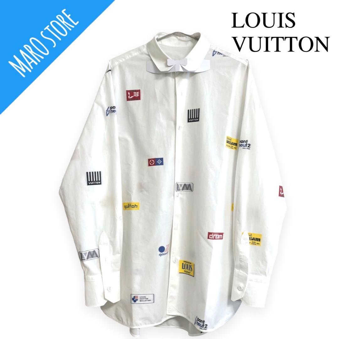人気沸騰】 LOUIS VUITTON 長袖シャツ Mサイズ DNA シャツ - www